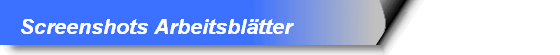 Screenshots Arbeitsbl�tter
