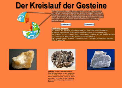 Der Kreislauf der Gesteine